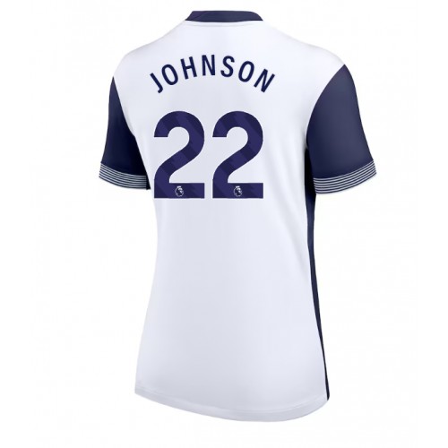 Dres Tottenham Hotspur Brennan Johnson #22 Domaci za Žensko 2024-25 Kratak Rukav